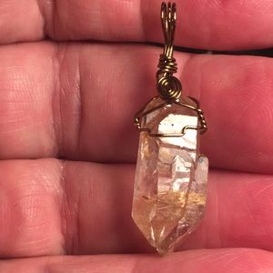 Rutilated Quartz Pendant
